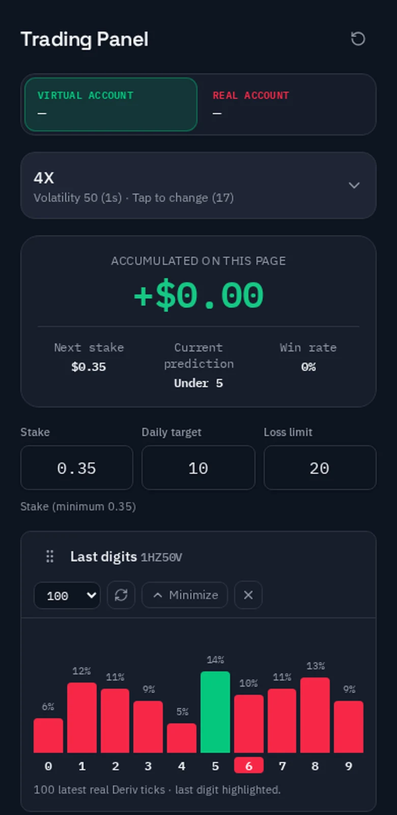 Kayrabot bot operations panel on mobile
